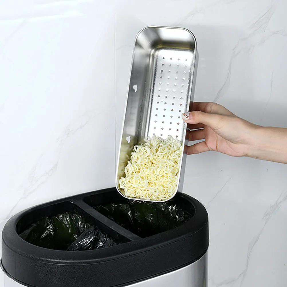 

Sink Drain Basket with Hook for Easy Hanging Vegetable Fruit Washing Container Keep Kitchen Neat Metal Strainer Basket