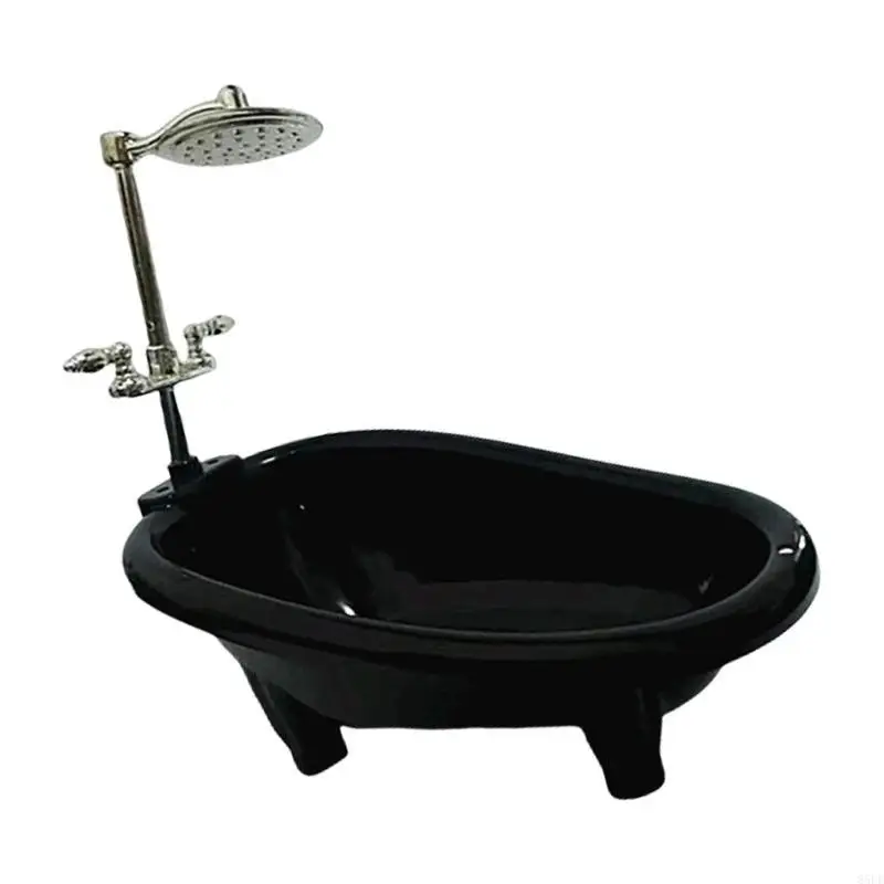 

85LE Realistic Miniature Bathtub for Dollhouses Scene Setting Role Play Props