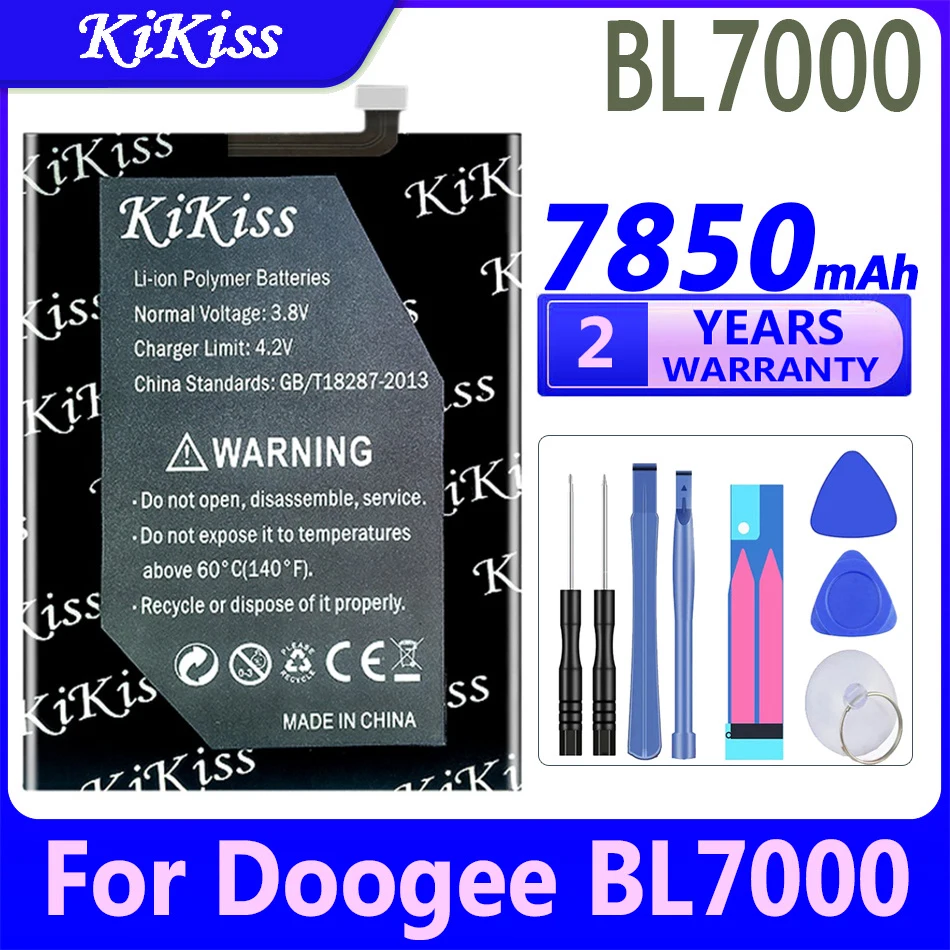 Мощная батарея 7850 мАч KiKiss BL 7000 Для DOOGEE BL7000 4G LTE смартфон MT6750T Восьмиядерный 5,5 дюймовый мобильный телефон