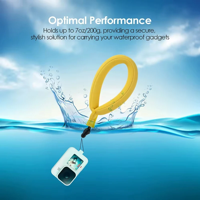 

Плавучий спортивный ремешок для камеры GoPro, плавучий браслет для мобильного телефона, плавучий аксессуар для подводной съемки