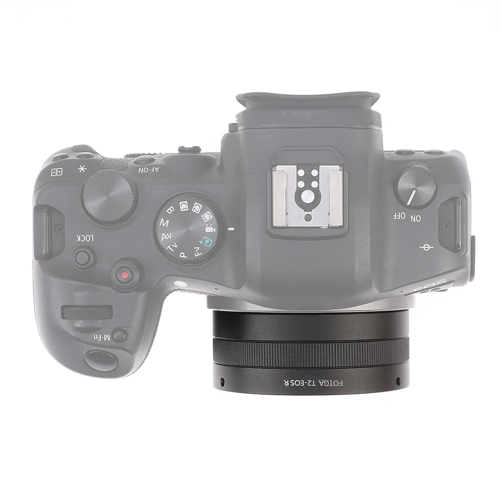 FOTGA T2-EOSR Lens Adapter T-Mount to 420-800mm 600mm 1000mm Telephoto Lens for Canon EOS R/R5/R6/RP Series Camera Body Adapter