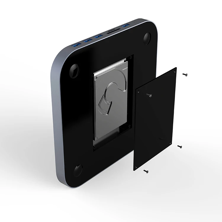 Usb 3.0 Port Docking Station Type C Data Transfer with 2.5 Hdd Enclosure Type C Hub for mac Mini