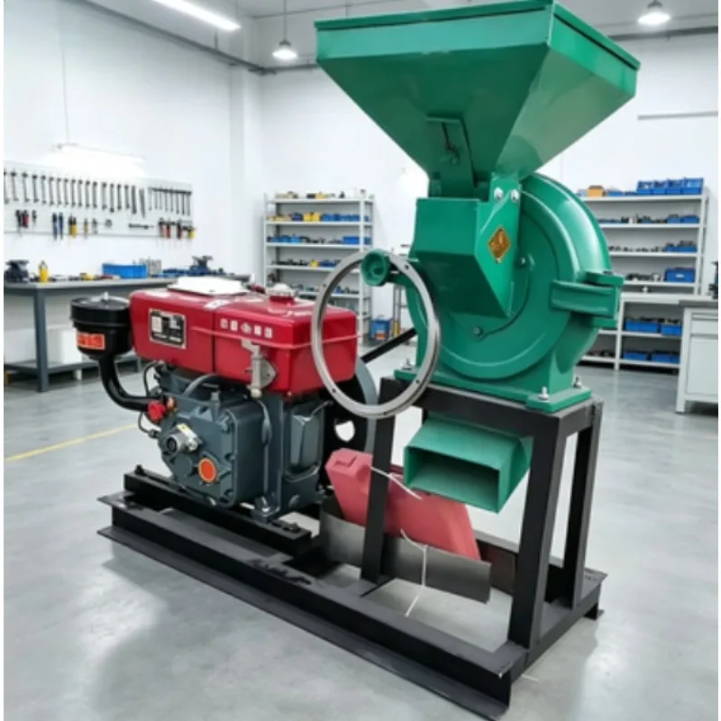 Custom High Capacity Industrial Maize Flour Milling & Packing Machine, Grain Processing Equipment for Commercial Production