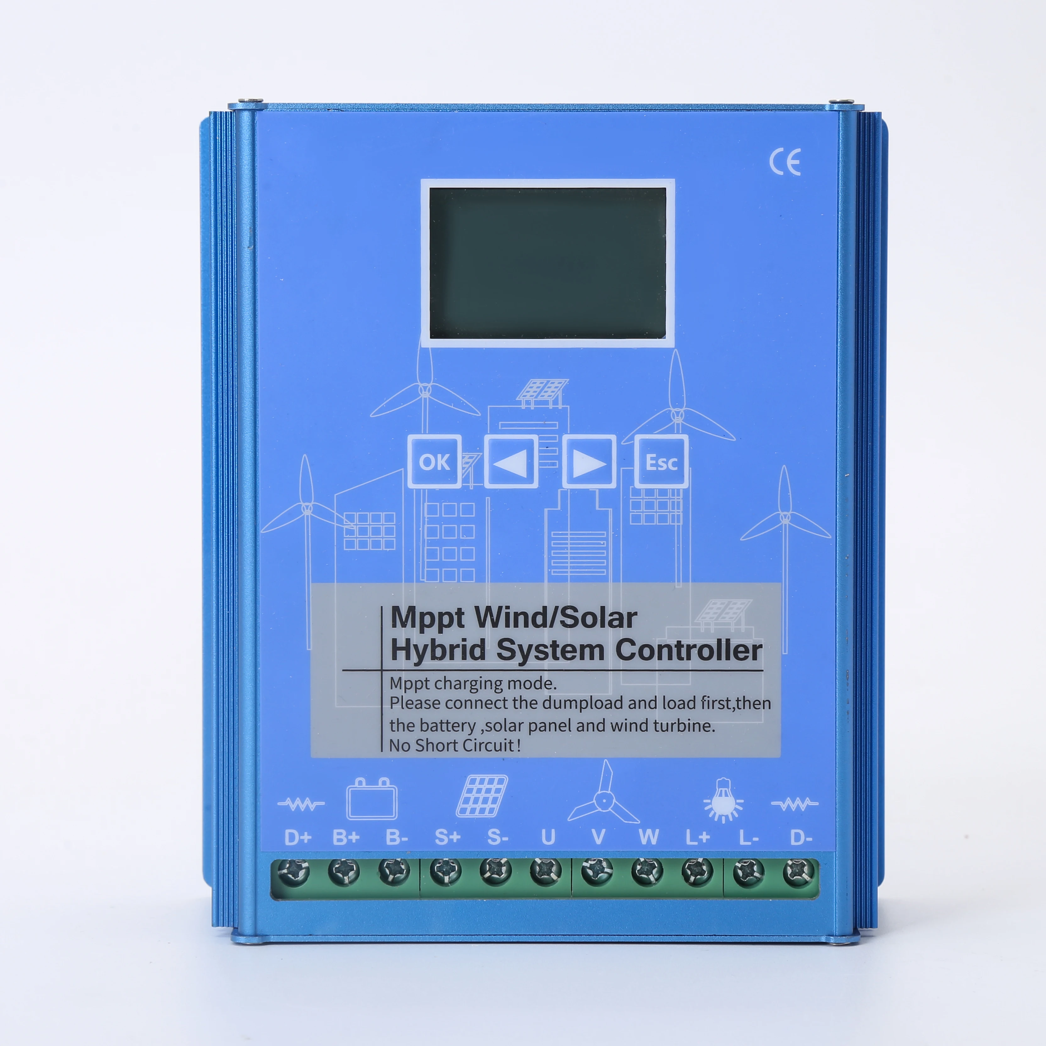 MPPT Wind Solar Hybrid System Controller Auto 12V 24V 48V 5KW 6KW 9000W 10000W High Efficiency Regulator For Home Appliance