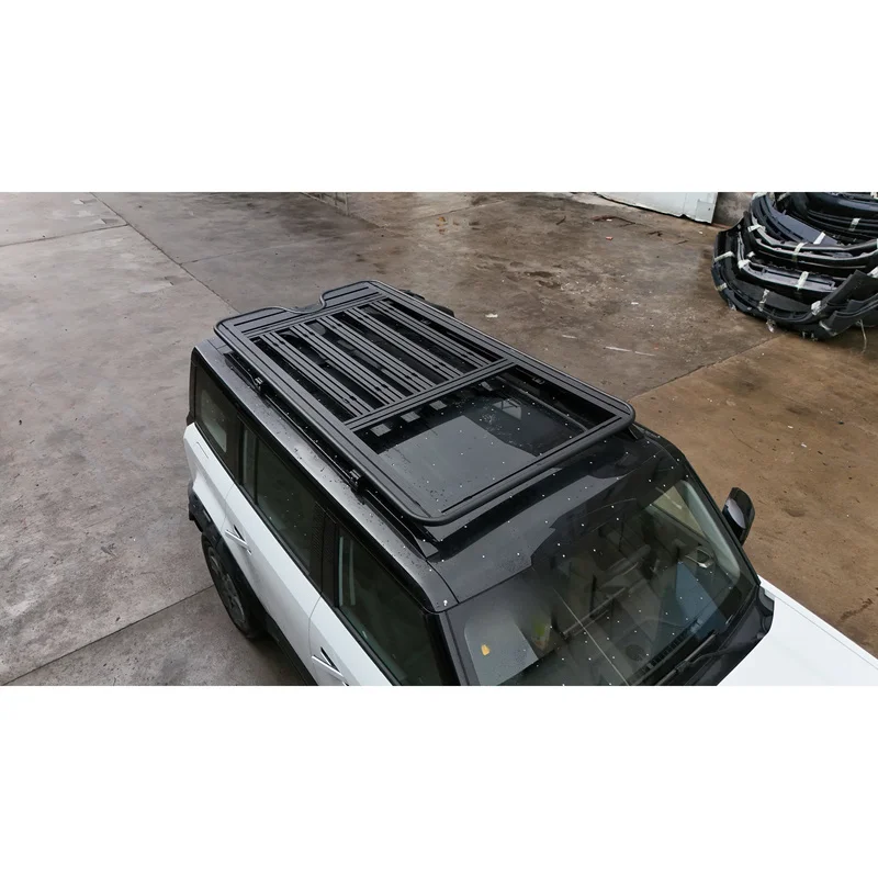 High Quality Aluminum Alloy No-drill Roof Platform 100kg Load For Chery ICAR 03 03T SUV Off-road Upgrade