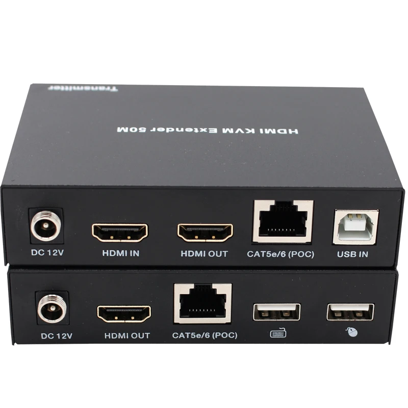 

HDMI/USB KVM Extender 50m Over a Single Cat5e/6 Cable with zero Latency