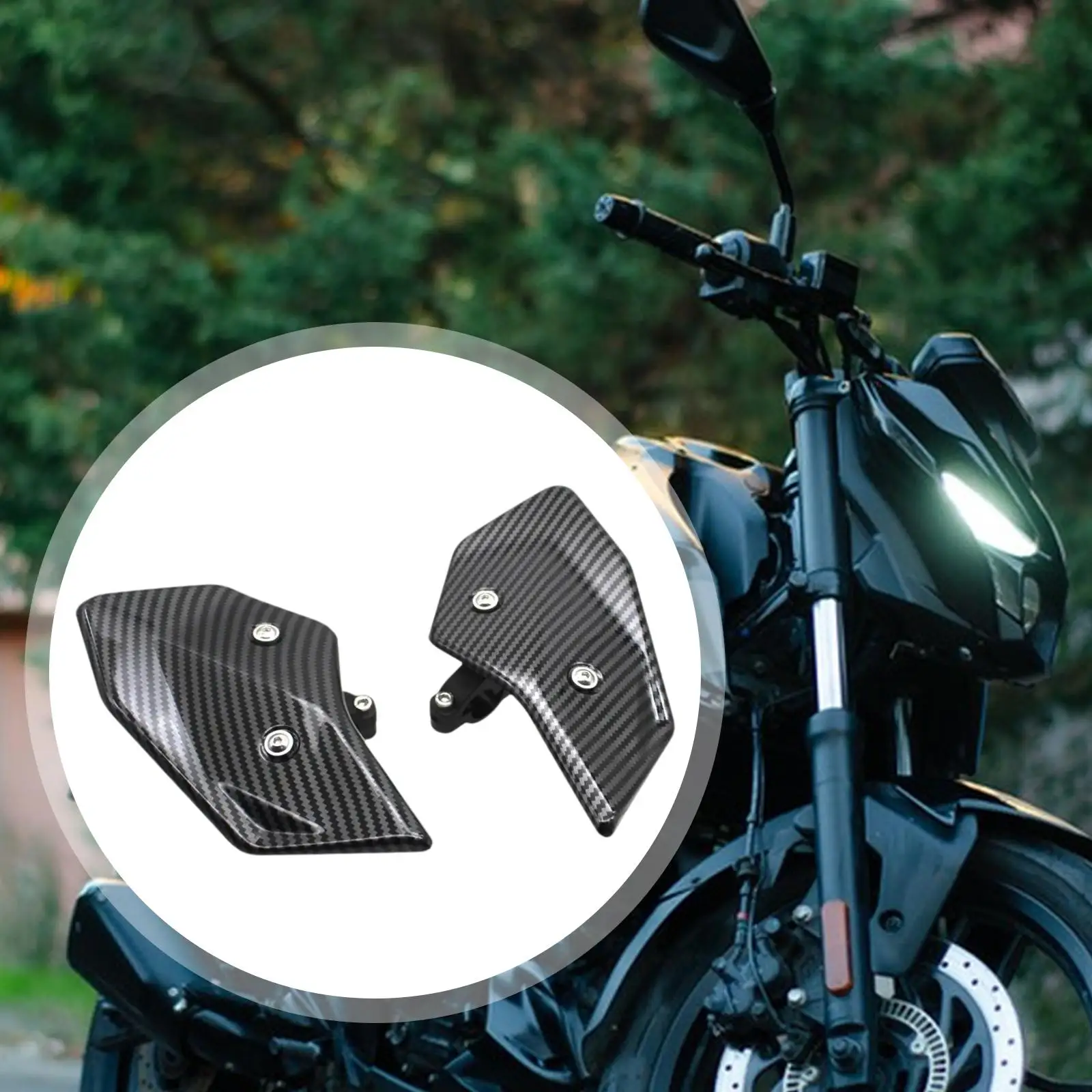 Fashion Universal Motorcycle Winglet Spoilers Canard Wind Deflector for GUZZI V85TT 2019-2025 Side Fairing