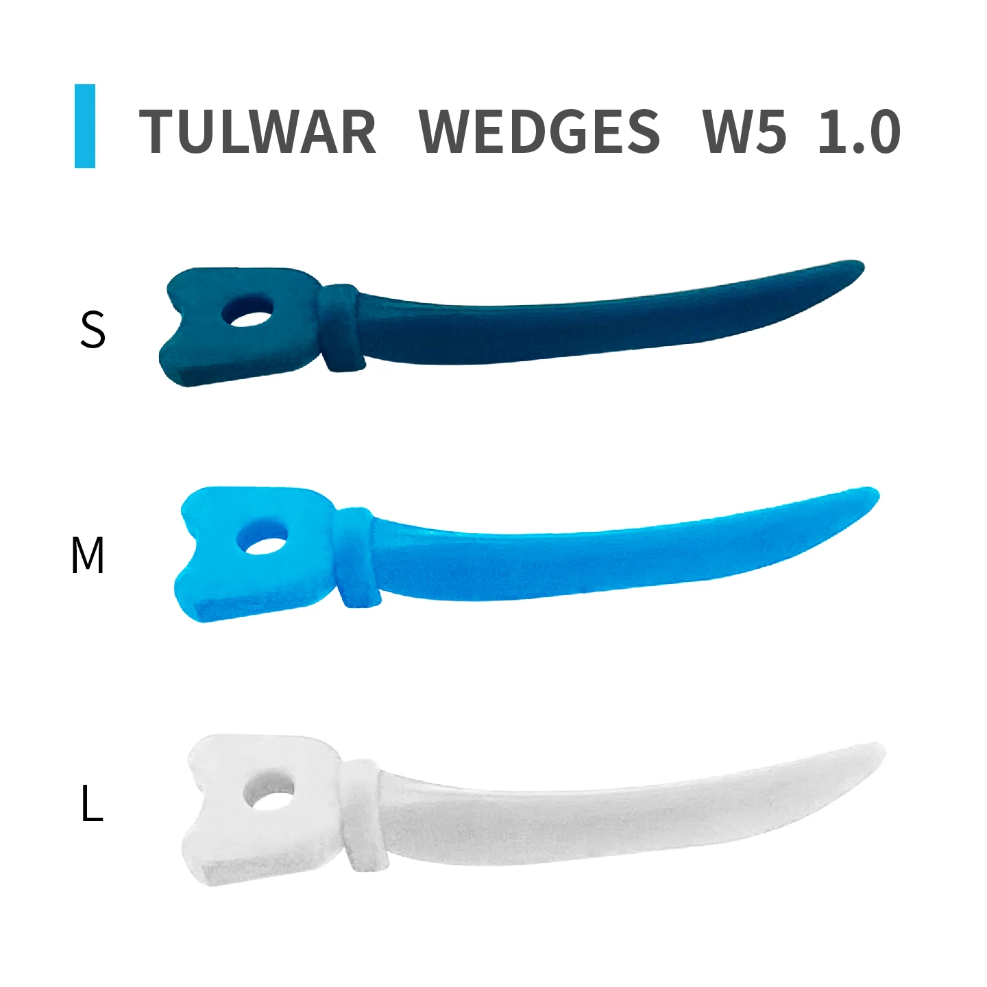 40/120pcs Dental Tulwar Wedges W5 Plastic Interproximal Toot