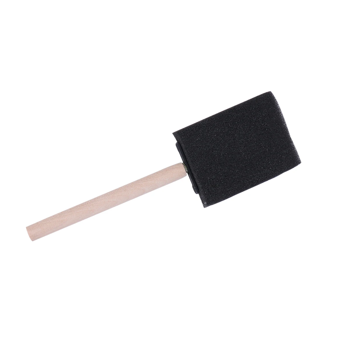 

40pcs Sponge Painting Brushes Round Sponges Tools Kids Bamboo Handle Washable Reusable Craft Stippler Wood for Graffiti