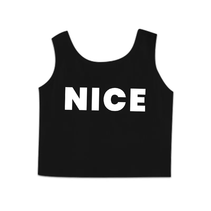 Summer Girls Tank Top Star Crop Tops For Kids Teenager Sleeveless Vest Letter Camisole 2-10Yrs Children\'s Clothes Fashion