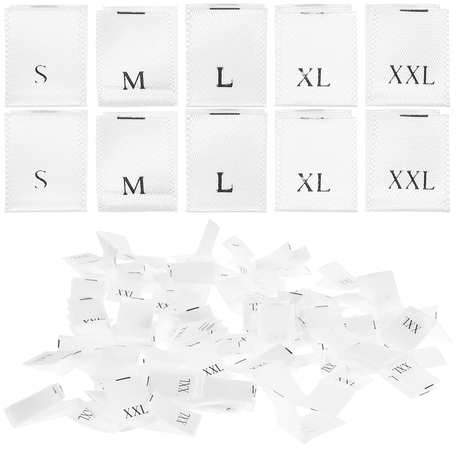 

500 Pcs Size Label Costume Labels Sew Name Tags for Clothes Sewing Clothing Fabric Small