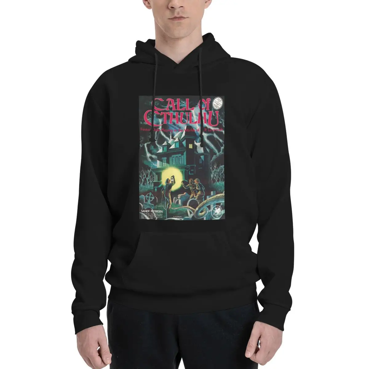 

Call Of Cthulhu 1st Edition Cover Polyester Hoodie Men's Sweatershirt Warm Dif Colors Sizes