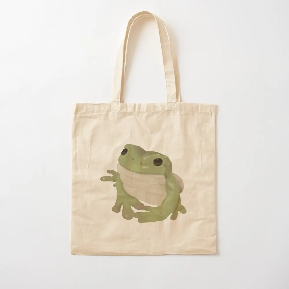 

Cottagecore Frog 2 Tote Bag Big bag women Canvas shoulder bag tote men Canvas Tote