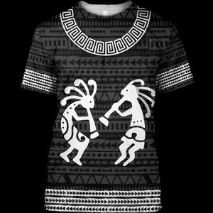 Asteca maya quetzalcoatl deus 3d verão camiseta masculina/feminina corda casual street wear o-pescoço homme grande harajuku topo 6 principais vendas maya blusa - №2