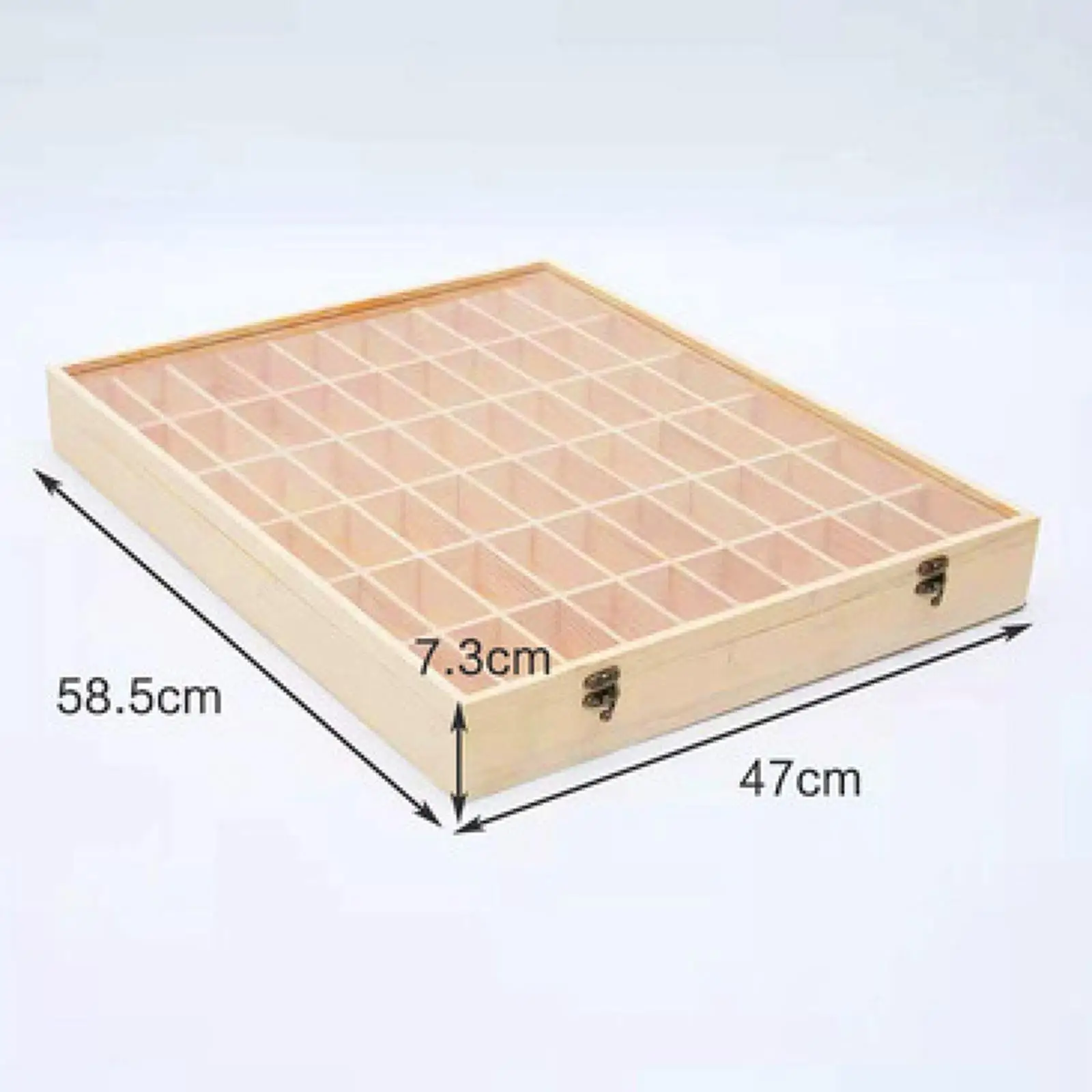 Wooden Toy Car Display Case Multi Grid Model Car Storage Rack Organizer Showcase with Dustproof Door for Bedroom Living Room