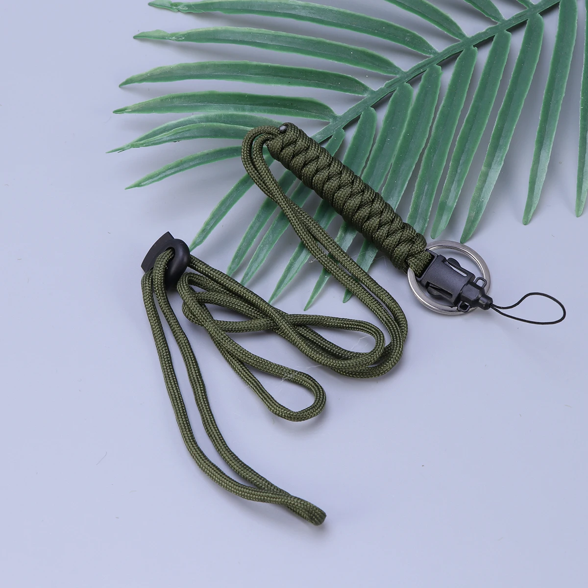 

3 Pcs Waterproof Bag Lanyard Phone Rescuing Rope Keychain ID Parachute