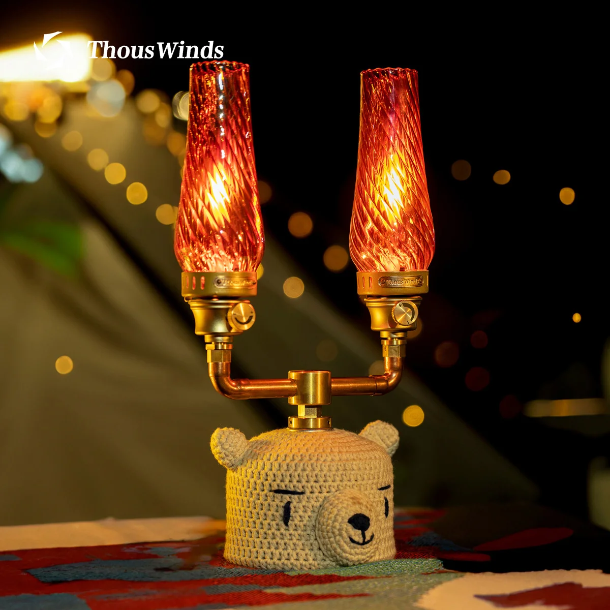 Thouds Winds Lumiere Lantern, Gas Lamp, Windproof Candle Light