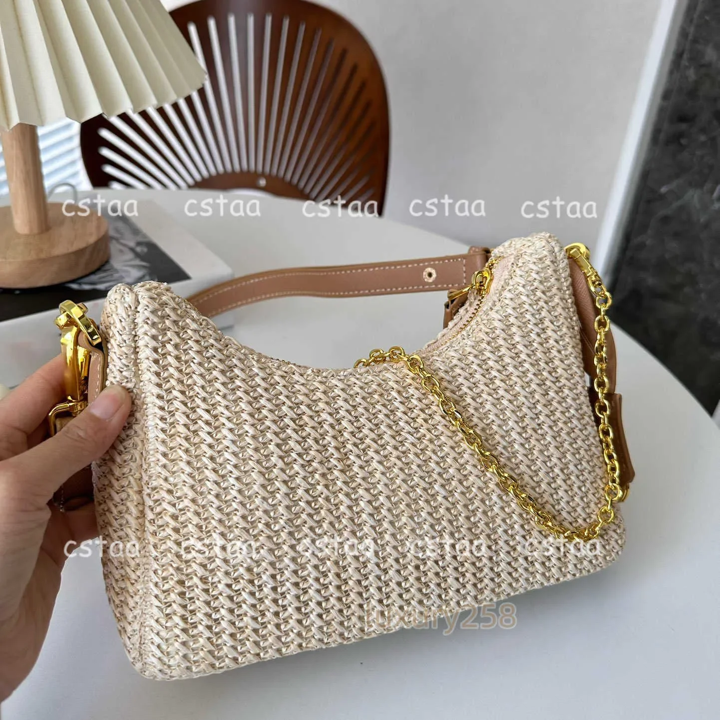 

Designer Bags Woven Bag Embroidered Shoulder Bag Re Nylon 2005 Hobos Handbag Luxury Tote Bag Higbody Bararm Bag Chain Purses