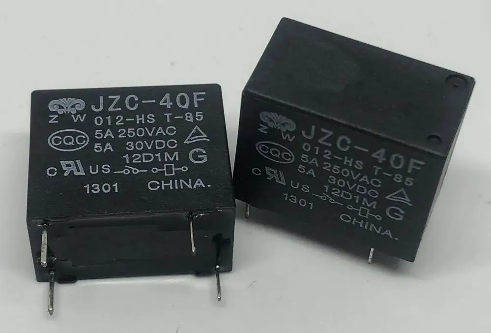 New JZC-40F 012-HS T-85 ; JZC-40F 024-HS ; (32F-1A-12V/24V-5A) Relay 4pins