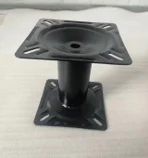 7'' Fixed Height Seat Pedestal Marine Hardware  Fits All Seat Brands or Swivels with Oblong Mounting Holes 5-1/4