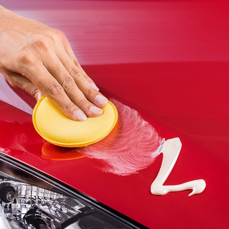 Car Round Waxing Polish Sponges High Density Foam Applicator Pads Curing and Polishing Sponges Car Detailing Tools Car Wash