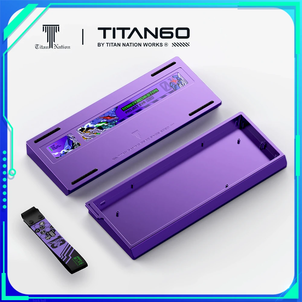 

Titan Nation Titan60 Mechanical Keyboard Shell CNC Aluminium Alloy Keyboard Case Custom MAD60 Wooting GH60 PC Gamer Accessories