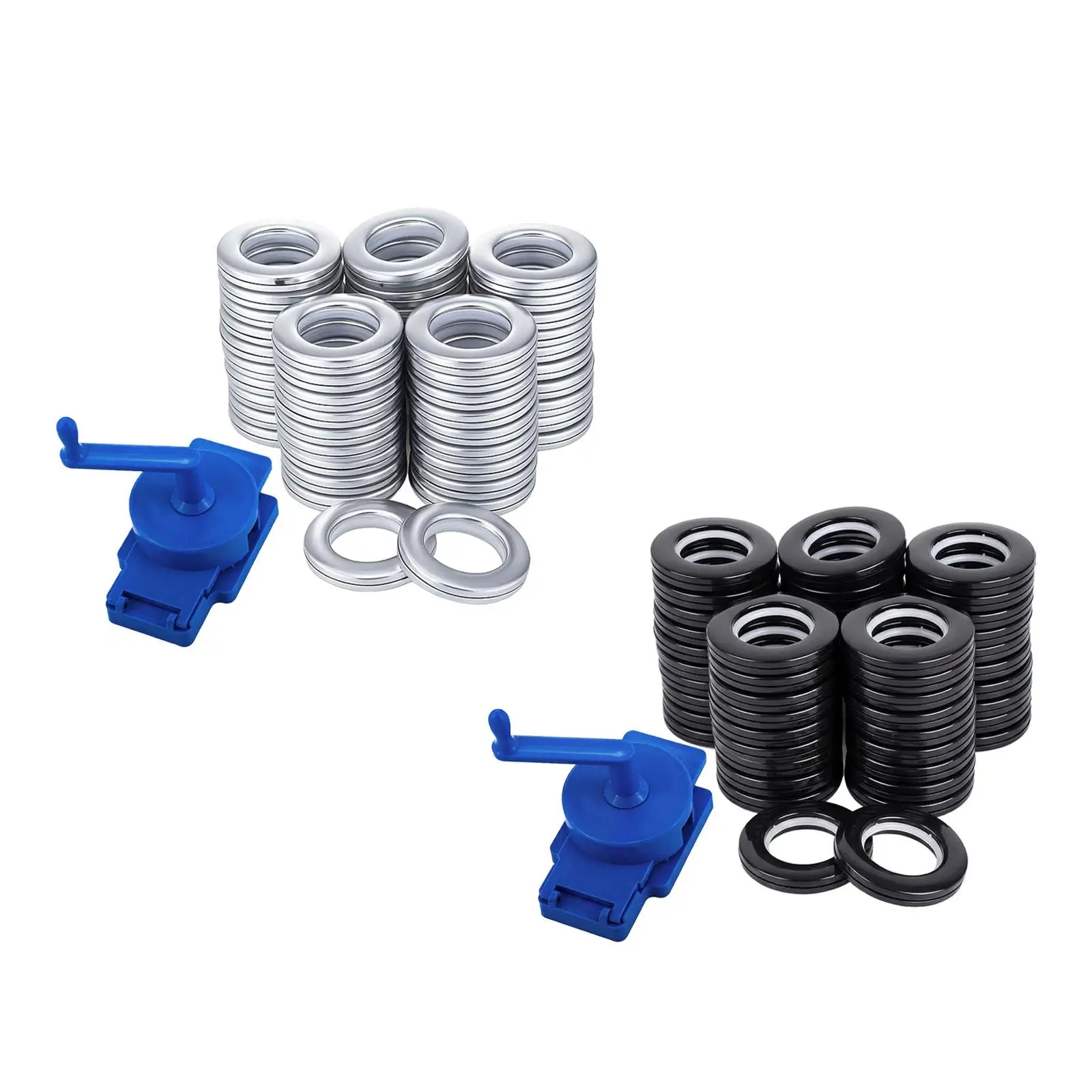 Plastic Rotary Curtain Puncher Grommet Kit for Laundry Room Curtains Small Window Folding Curtain DIY