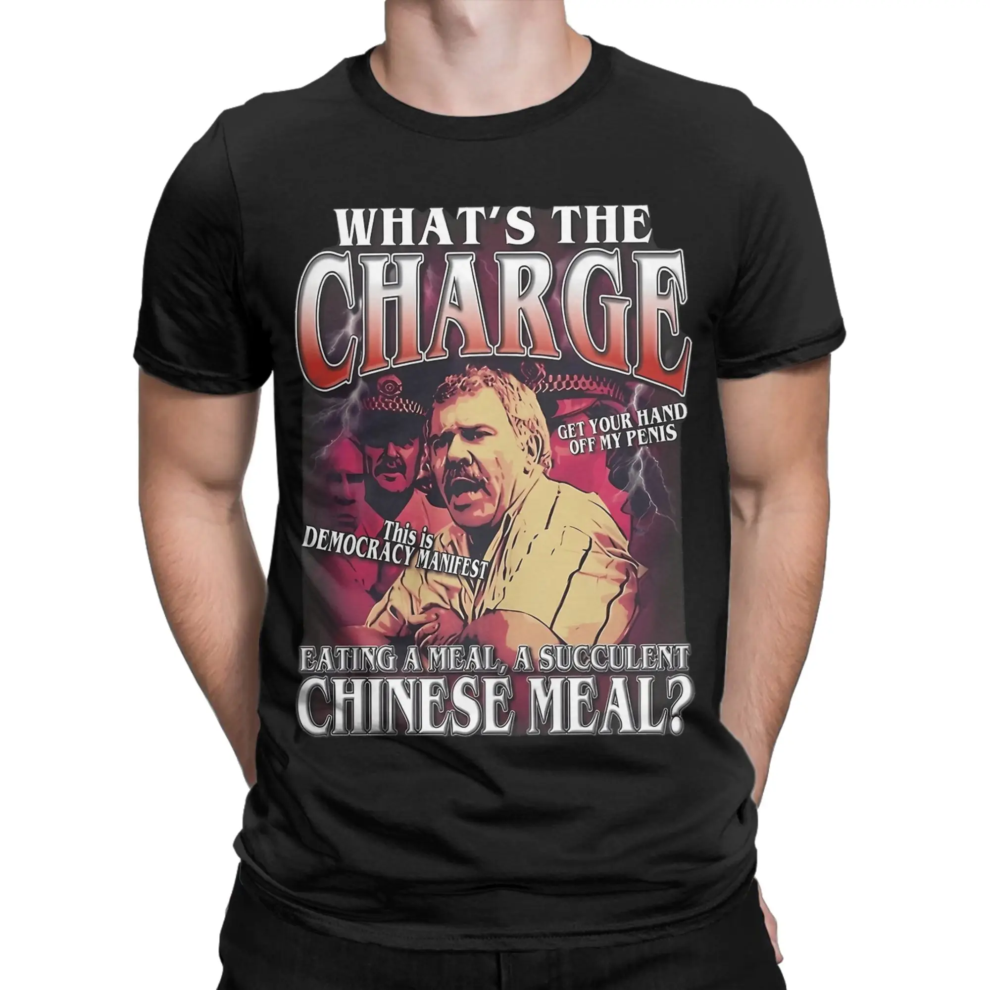 Men Succulent Chinese Meal Meme T Shirts  Pure Cotton Clothing Amazing Short Sleeve O Neck Tee Shirt Plus Size T-Shirts