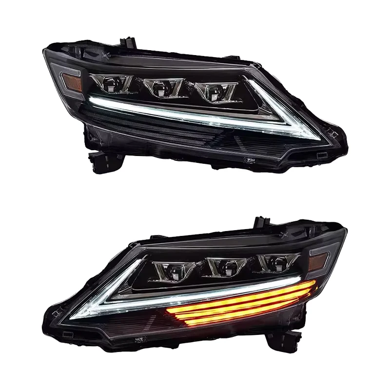 

For Honda Odyssey 2015 2021 Head Lamp Headlight Upgraded LED Car Accessories Headlights High Quality LED Head Lights
