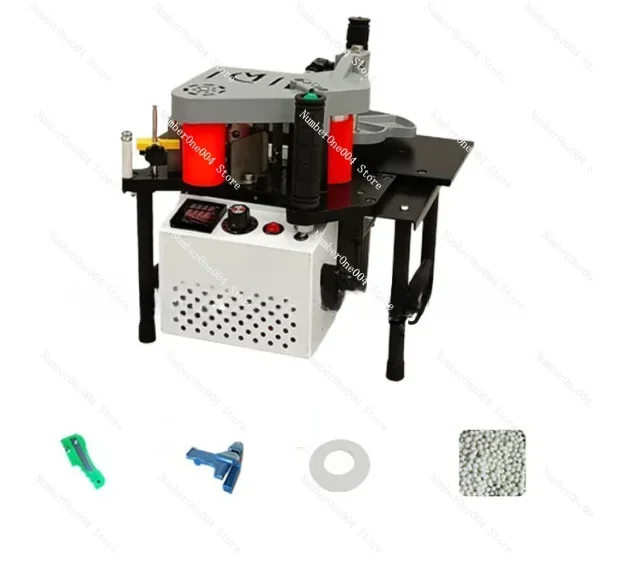 Small Manual Edge Banding Machine Double Side Gluing Portable Edge Bander Woodworking Equipment 220V/110V