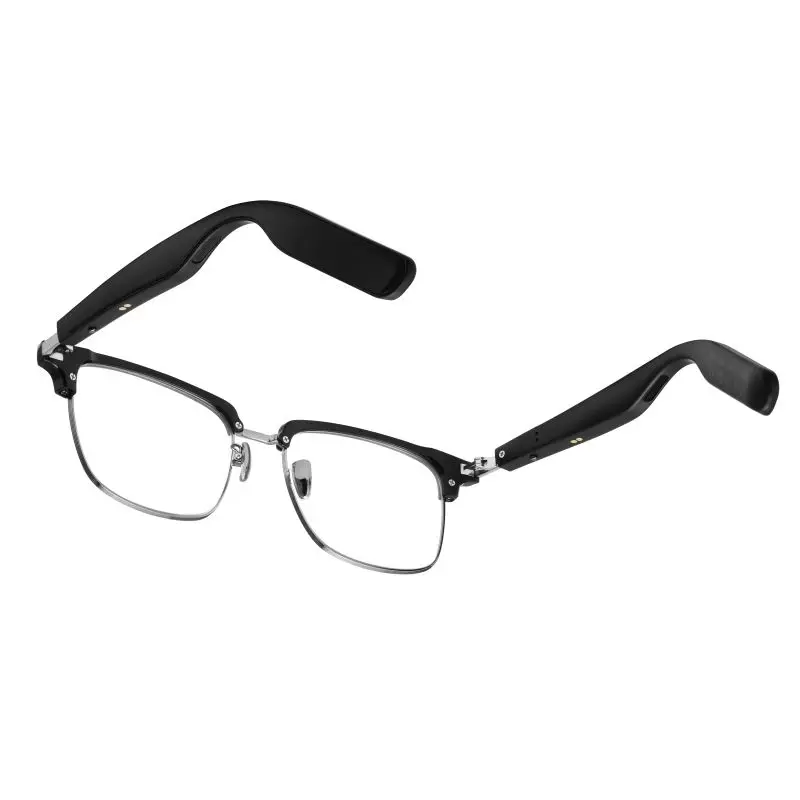 Waterproof Metal Frame AI Smart Glasses Magnetic Charging Real Time Translator International Travel VR AR Eyewear