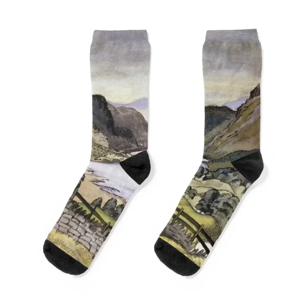 Thirlmere - Paul Nash Socks professional running man Toe sports heated Socks Male Women's