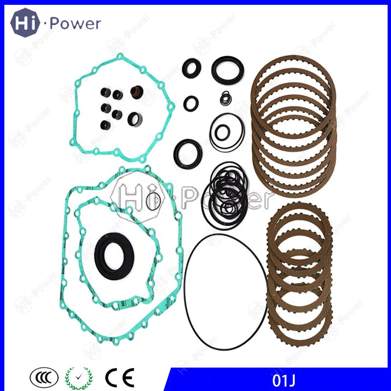 01J O1J Car CVT Auto A4 A6 B6 B7 C5 C6 transmission Friction Plate gaskets For Audi Gearbox Disc Oil Seal Overhaul Repair Kit