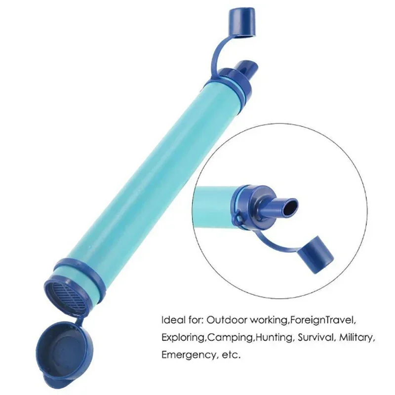 1pc Outdoor Mini Water Filter Straw Camping Purification Portable Hiking Water Purifier for Survival or Emergency Supplies - view 4