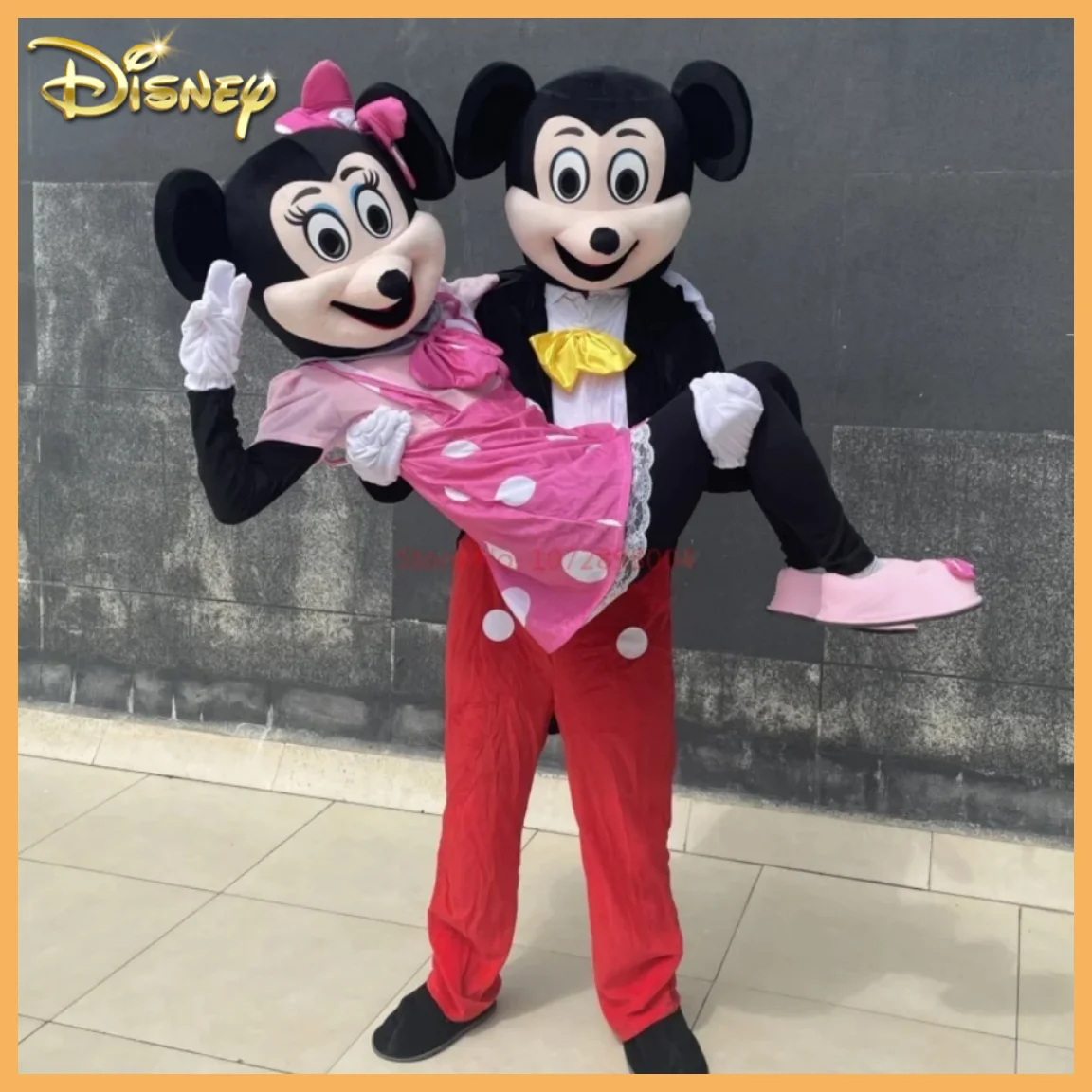 

Hot Customized Disney Mickey Minnie Mouse Mascot Set Classic Cartoon Characters Advertising Event Party Costume Large Masco