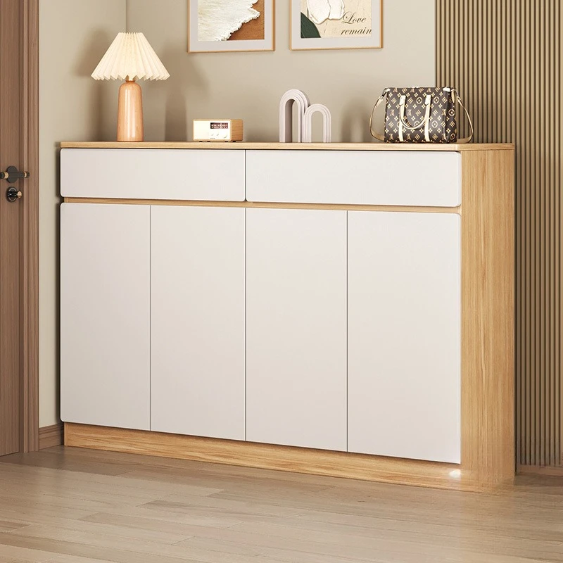 

Shoe Cabinet Large Capacity Door Integrated Cabinet Household Floor Storage Locker Shoe Rack