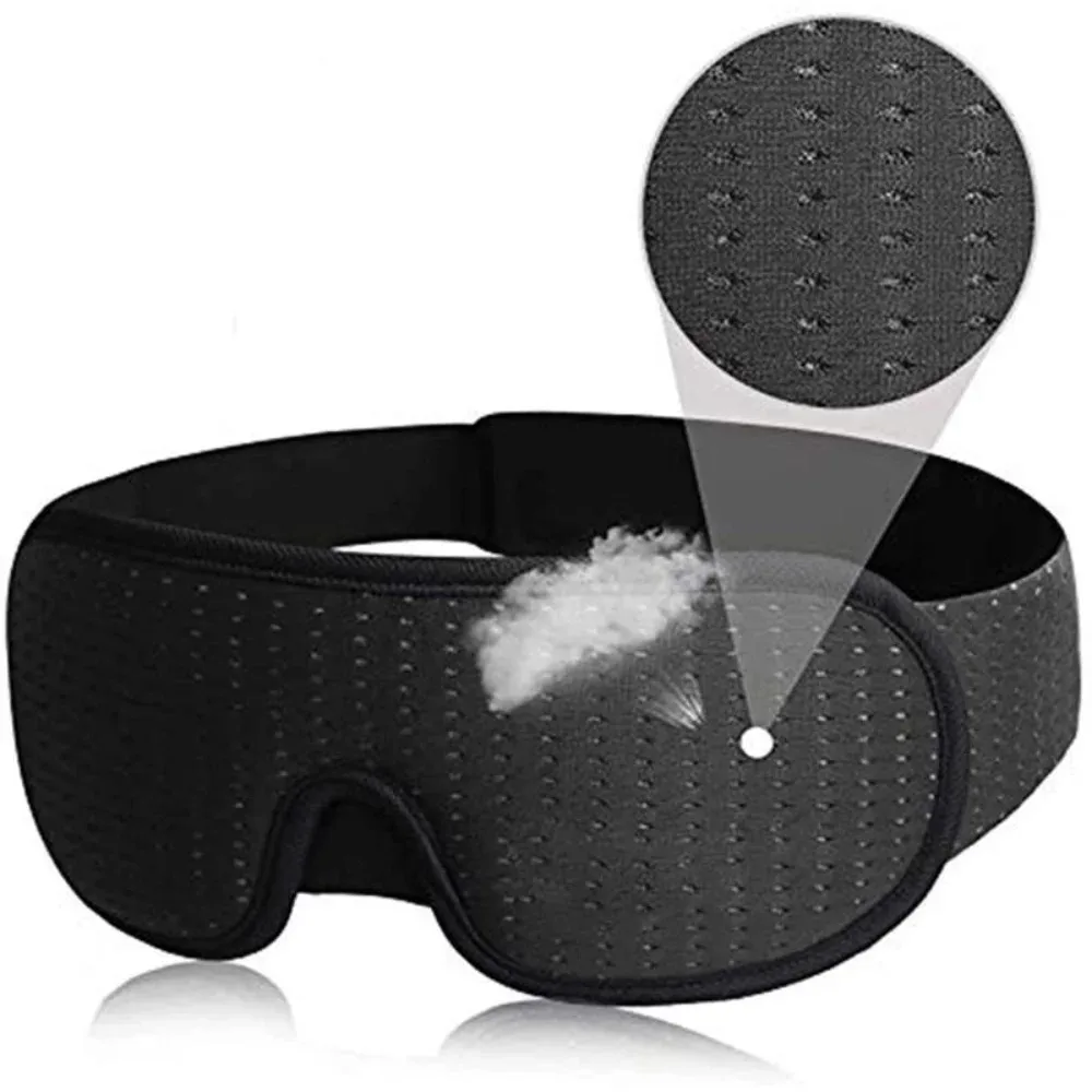 

New Premuim Extensions 3D EyeShade Sleeping Eye Mask Rest Eyemask Aid Cover Pad Soft Light Blindfold SleepTools 100% Block Out