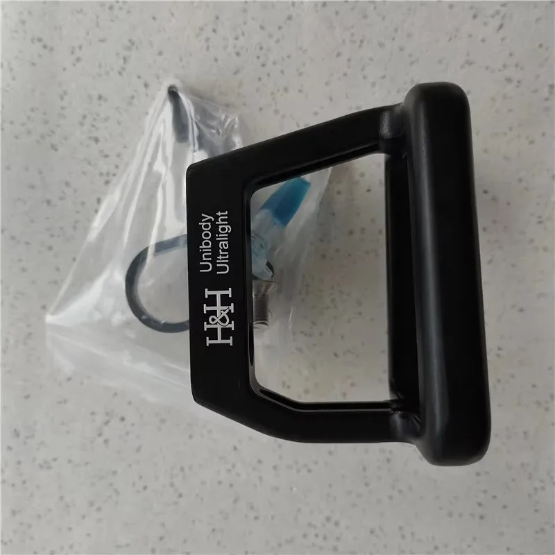 H&H Design Black silver Super Light Weight CNC Unibody Front Carrier for Brompton bike bag carrier