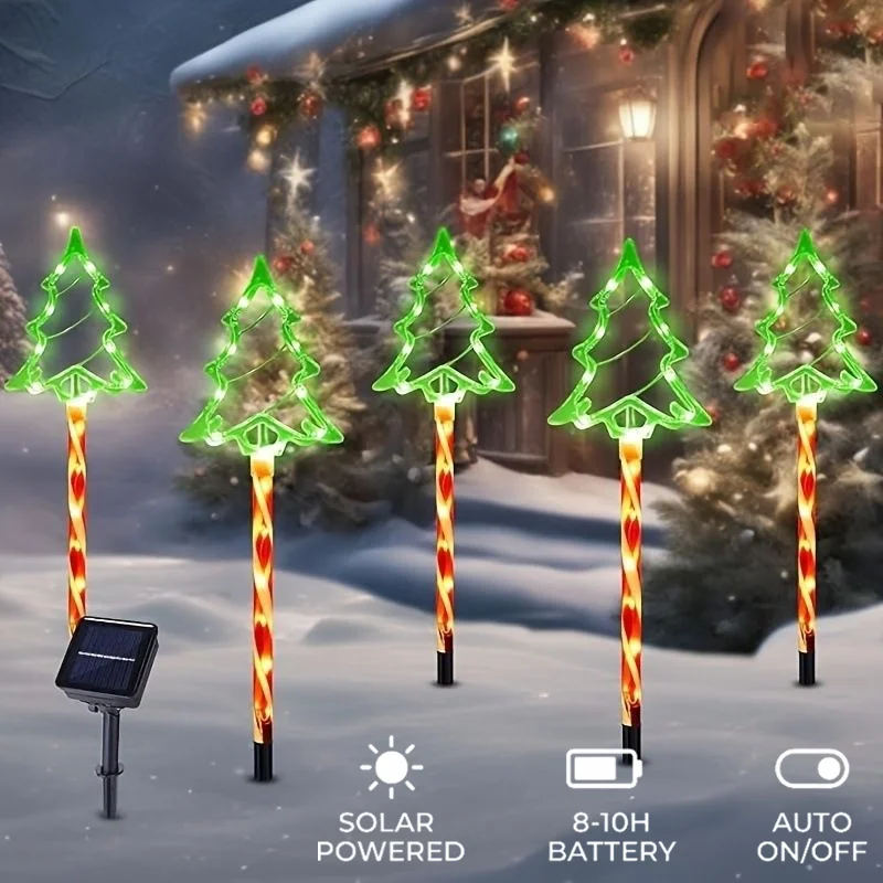 Lighting Christmas Decor - Conjunto de 5 peças de luzes