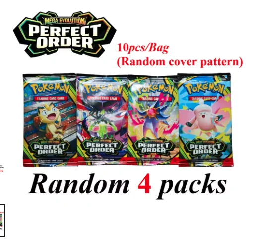 Pokémon-Karten Prismatic Mega Evolution Pitch Black PHANTASMAL FLAMES CHAOS RISING 151 Englische Booster Battle Transaktionskarte – Detail 2