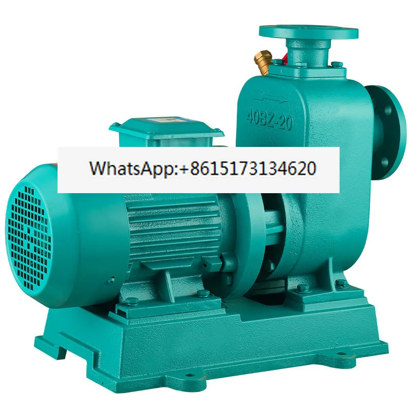 Self suction pump, horizontal pipeline centrifugal pump, large flow rate, head 380V, three-phase single-stage circulating pump