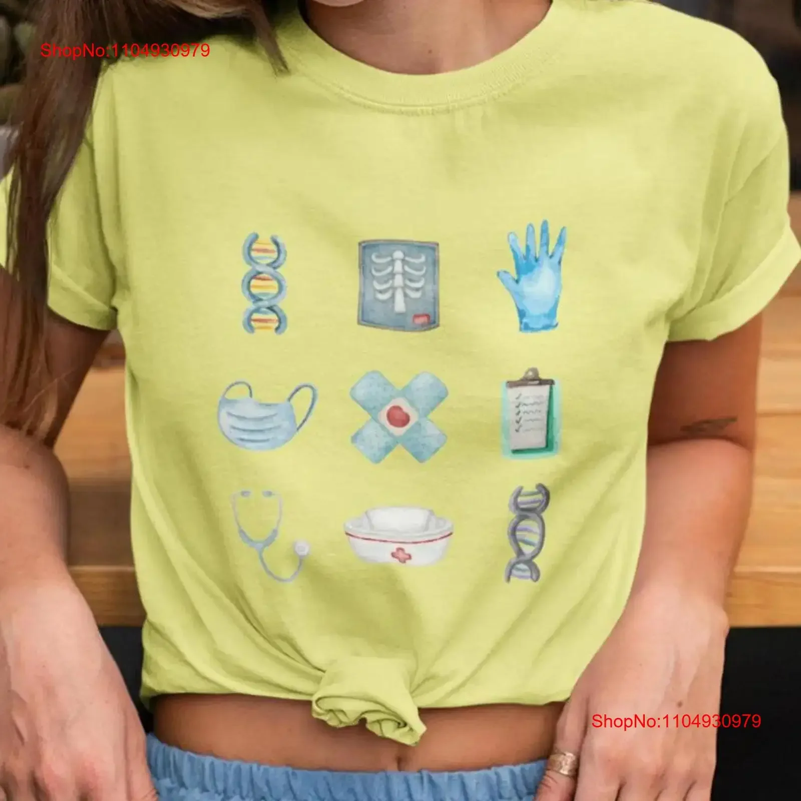 

Nurse Watercolor T Shirt Nursing for Baby vintage Washed homme Soft Slightly Versatile Stretched Casual streetwear Comfortable