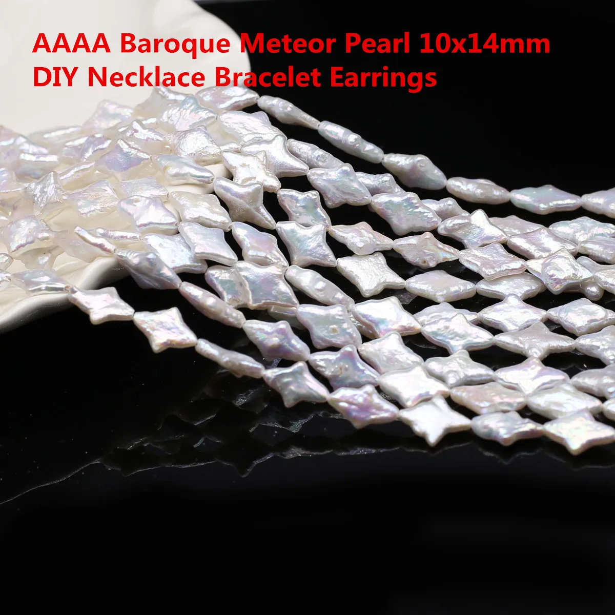 

AAA Rice Pearl Natural Freshwater Pearl 7-8mm For Jewelry Making DIY Necklace Earrings Bracelet Accessory Length 36cm