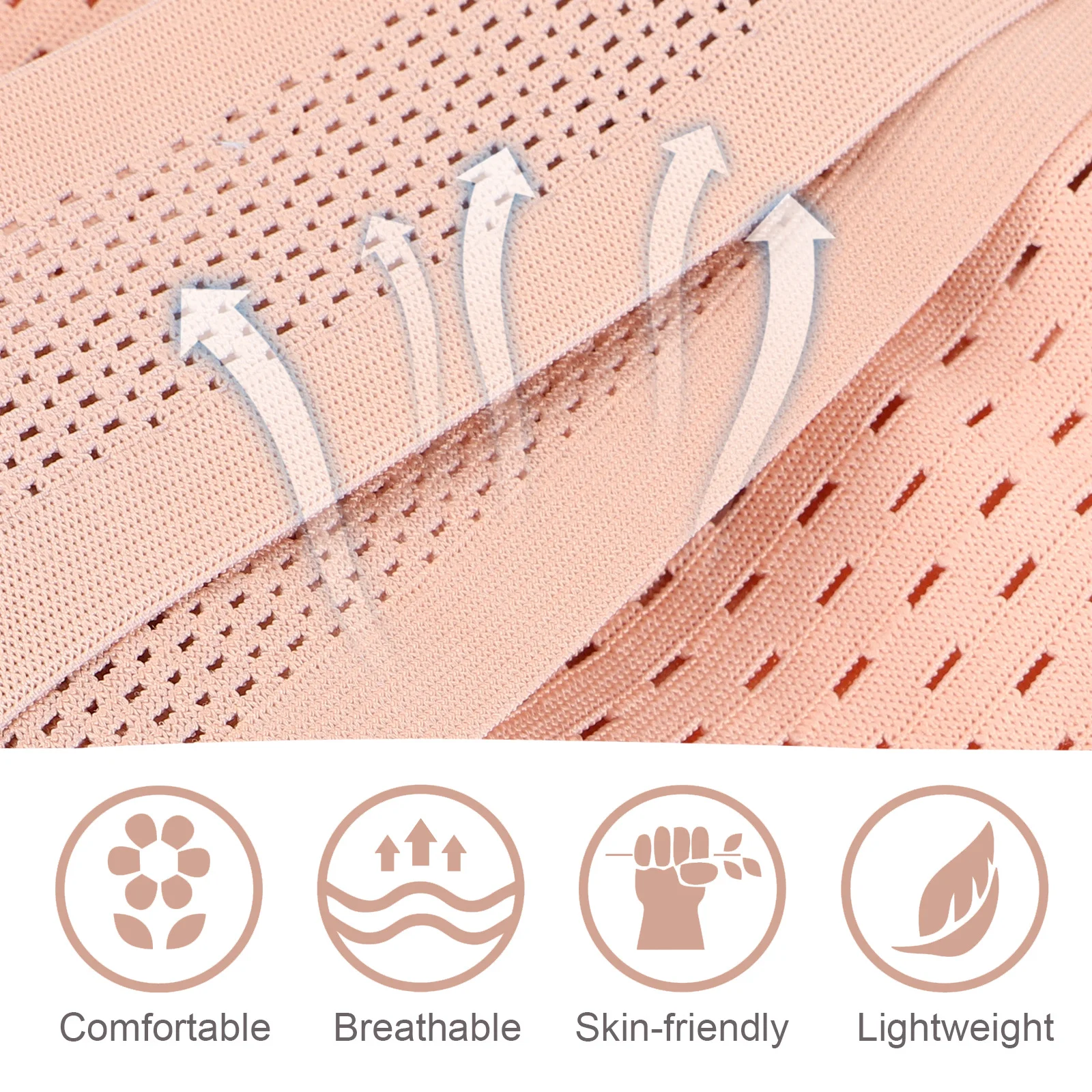 حزام خصر قابل للتنفس بعد الولادة، حزام دعم قابل للتعديل للتعافي وتشكيل آلام الظهر وتخفيف التخسيس بعد الولادة #5