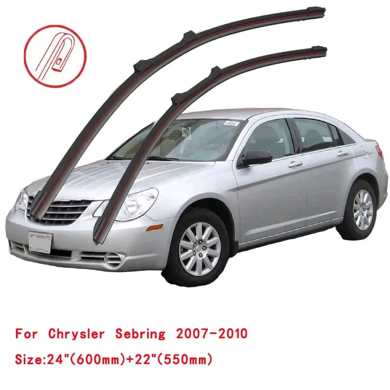 

For Chrysler Sebring 1995-2010 Car Windshield Wiper Blade Front Windscreen Brushes Washer Accessories Cleaning Replacement Parts