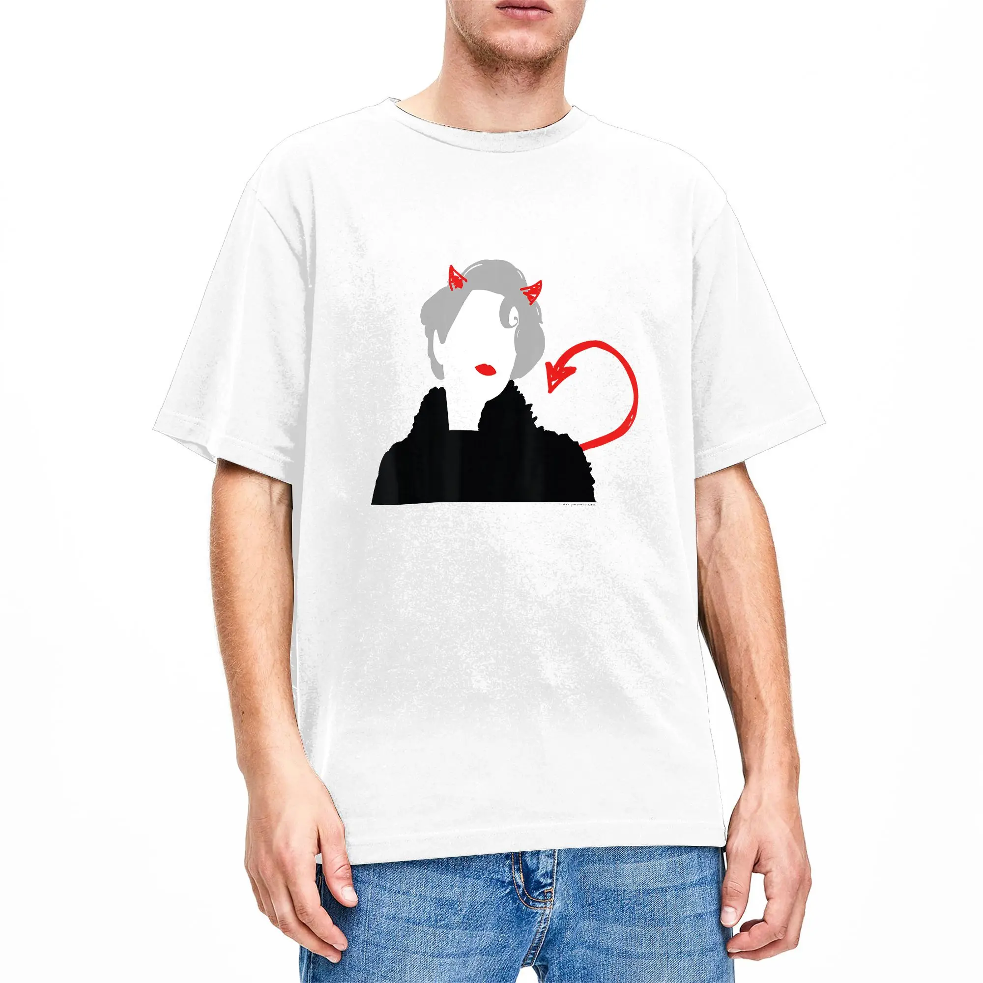 Men Women's T-Shirt Devil Wears Pradad T-Shirts Miranda Priestly Devil Scribble Icon Summer Tee Shirt Y2K Basic Cotton Clothes