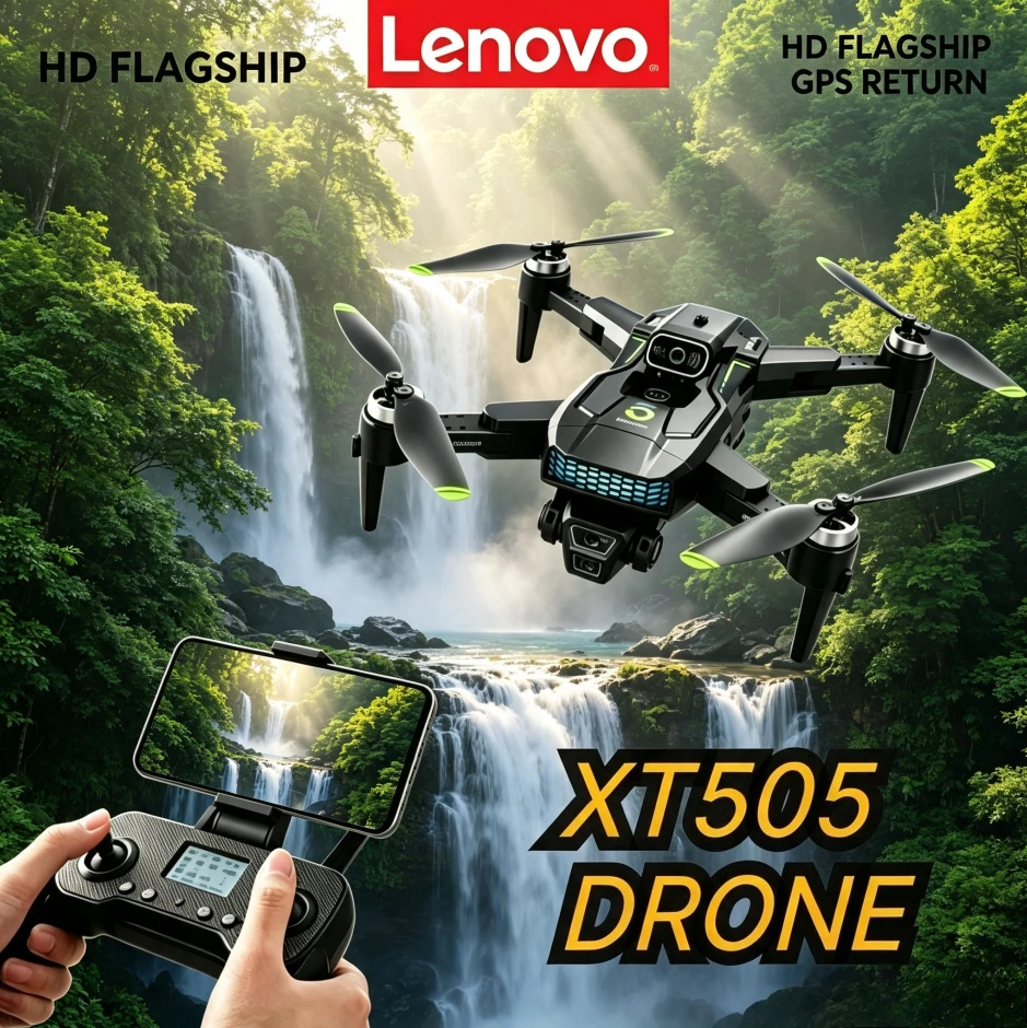 Xt505 Rc Drone - Lenovo XT505 Opvouwbare GPS Drone 8K