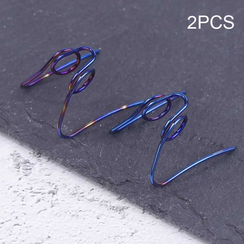 

2 PCS Single Hole Universal Spring Motorcycle Scooter Disc Brake Caliper Spring Brake Pad Automatic Separator Shrapnel