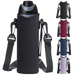 Water Bottle Holder with Adjustable Shoulder Strap Water Bottle Sleeve Anti-Slip Insulated Water Bottle Cover for Owala 24oz Cup