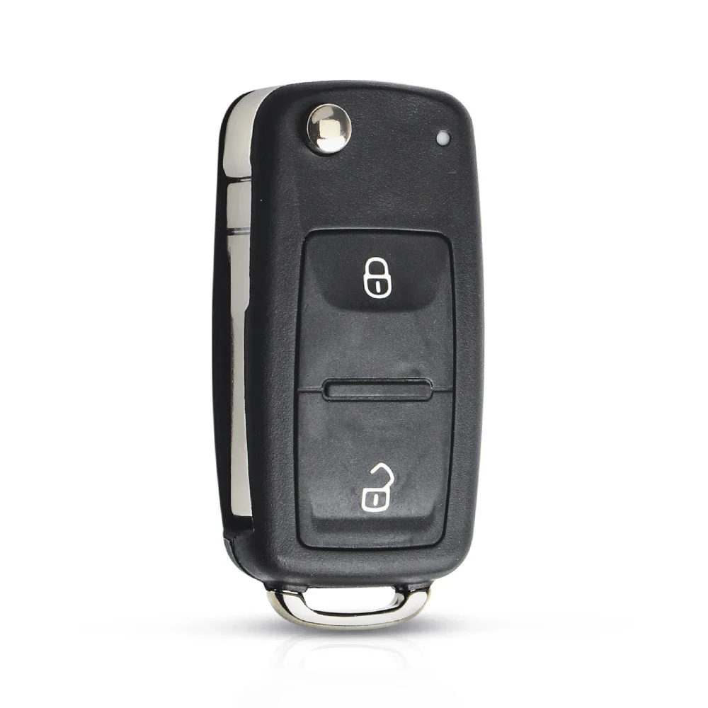KEYYOU 3 Button Flip Remote Shell Car Key Case For VW For VOLKSWAGEN Tiguan Golf Sagitar Polo MK6 caddy passat b6